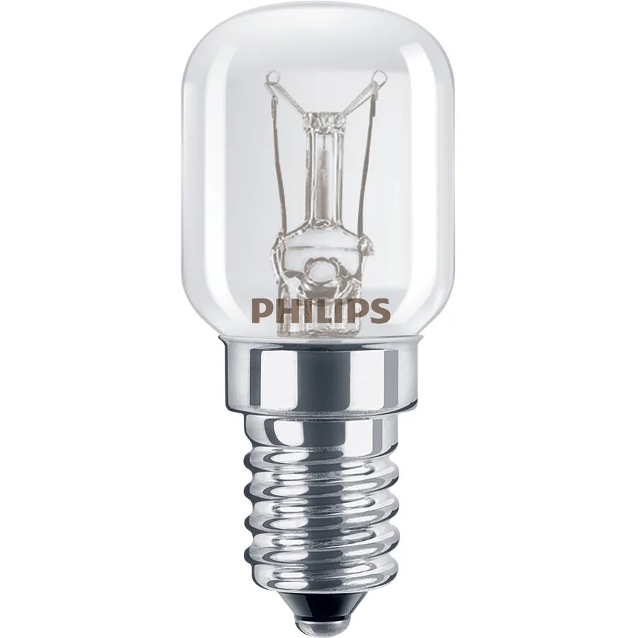 Philips Backofenlampe E14 25W - Farbe: Transparent - Lichtfarbe: Extra warmweiss