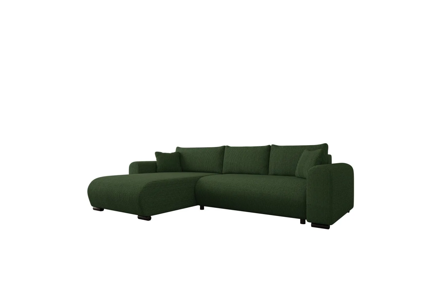 Handda Bäddsoffa med Divan 3-sits i Manchester - Grön