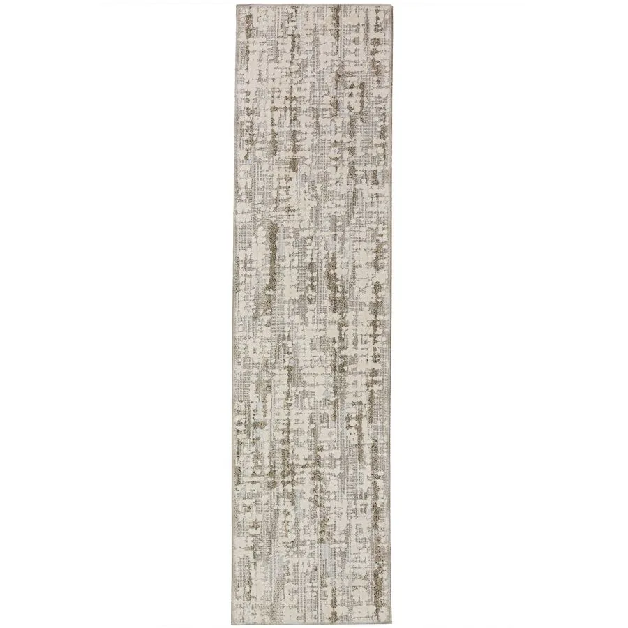 Teppich Aptos GRÜN Architektonisch 80% BAUMWOLLE 20% POLYESTER 58 x 230 cm