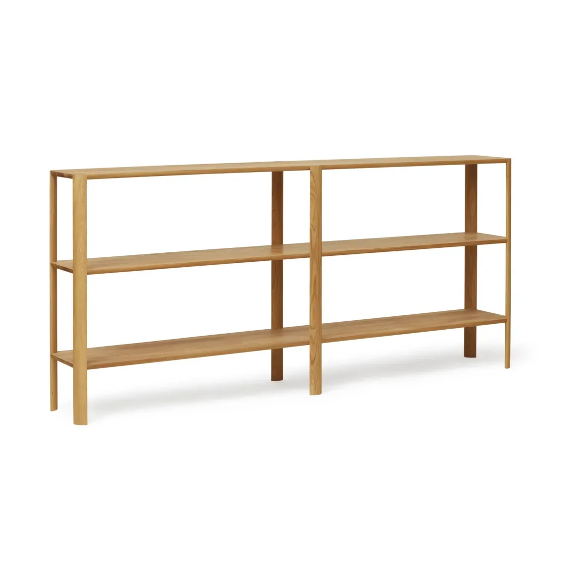Form & Refine Leaf hylla 3 hyllplan 92x200 cm Ek