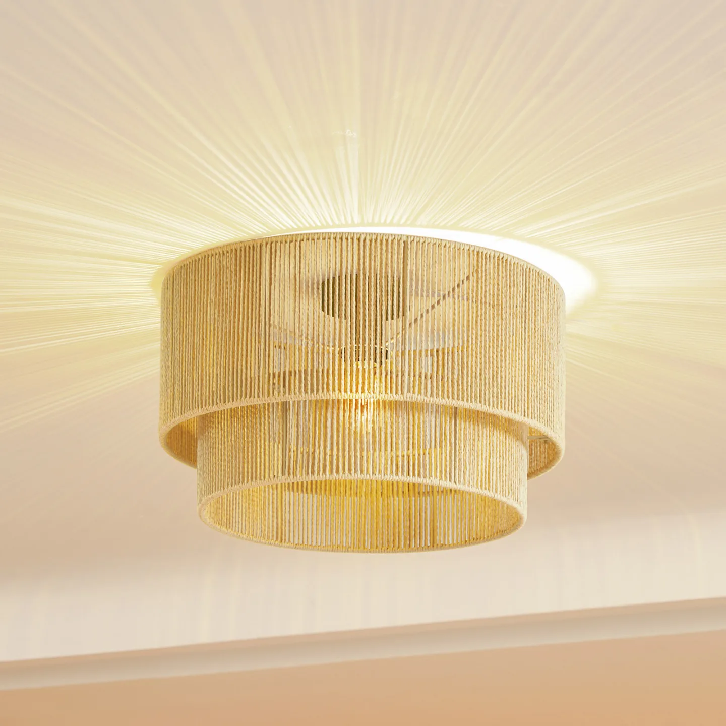Anuva Plafond Natur - Lindby - Matsal - Lantlig / rustik - Papper / papp