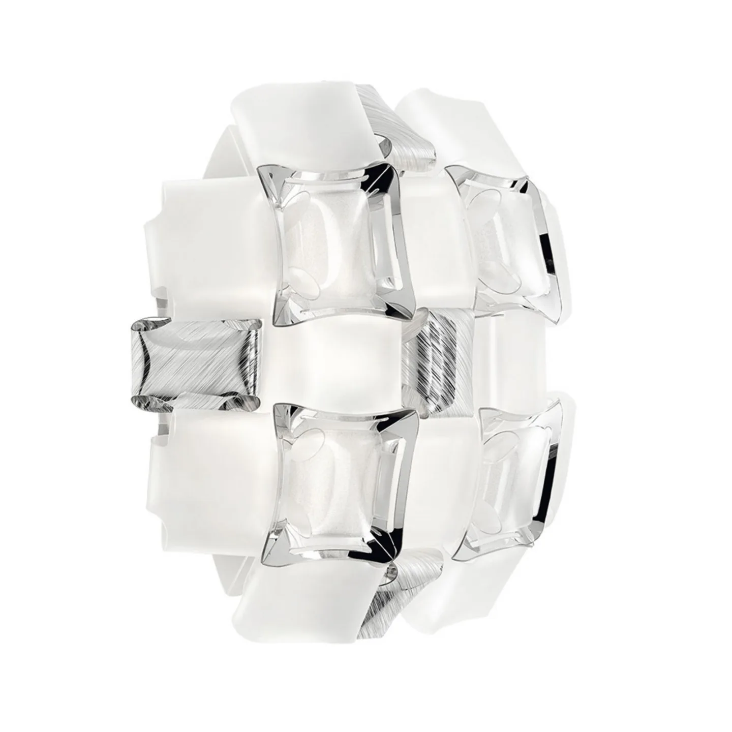 Mida Applique Vegglampe White/Platinum - Slamp - Stue - Plast