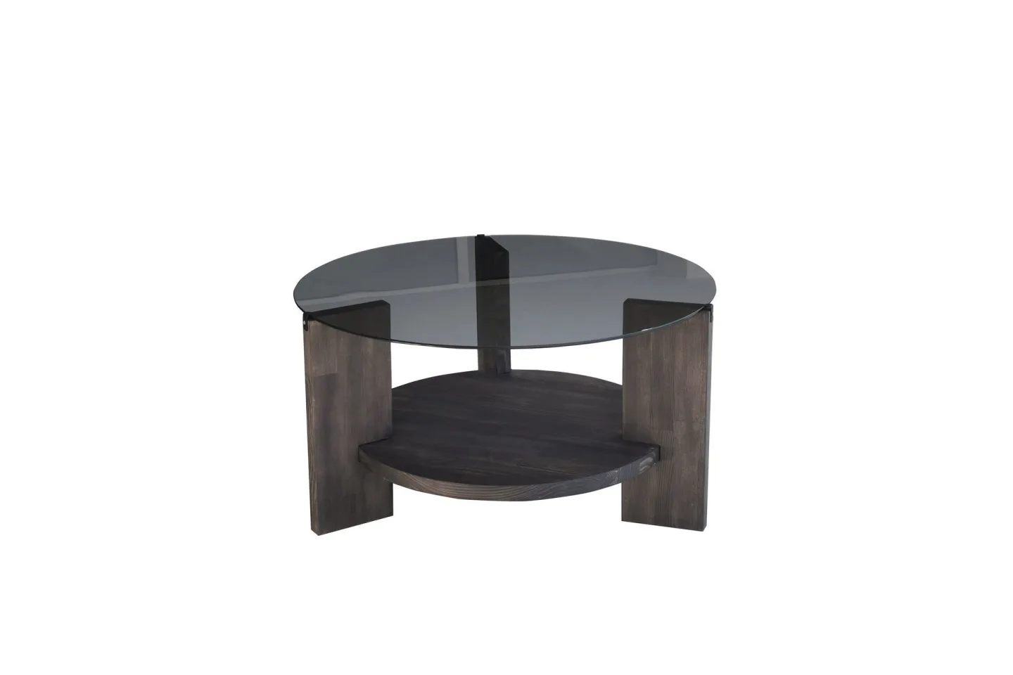 Mumondo Soffbord 75 cm Svart/Mörkbrun - Hanah Home