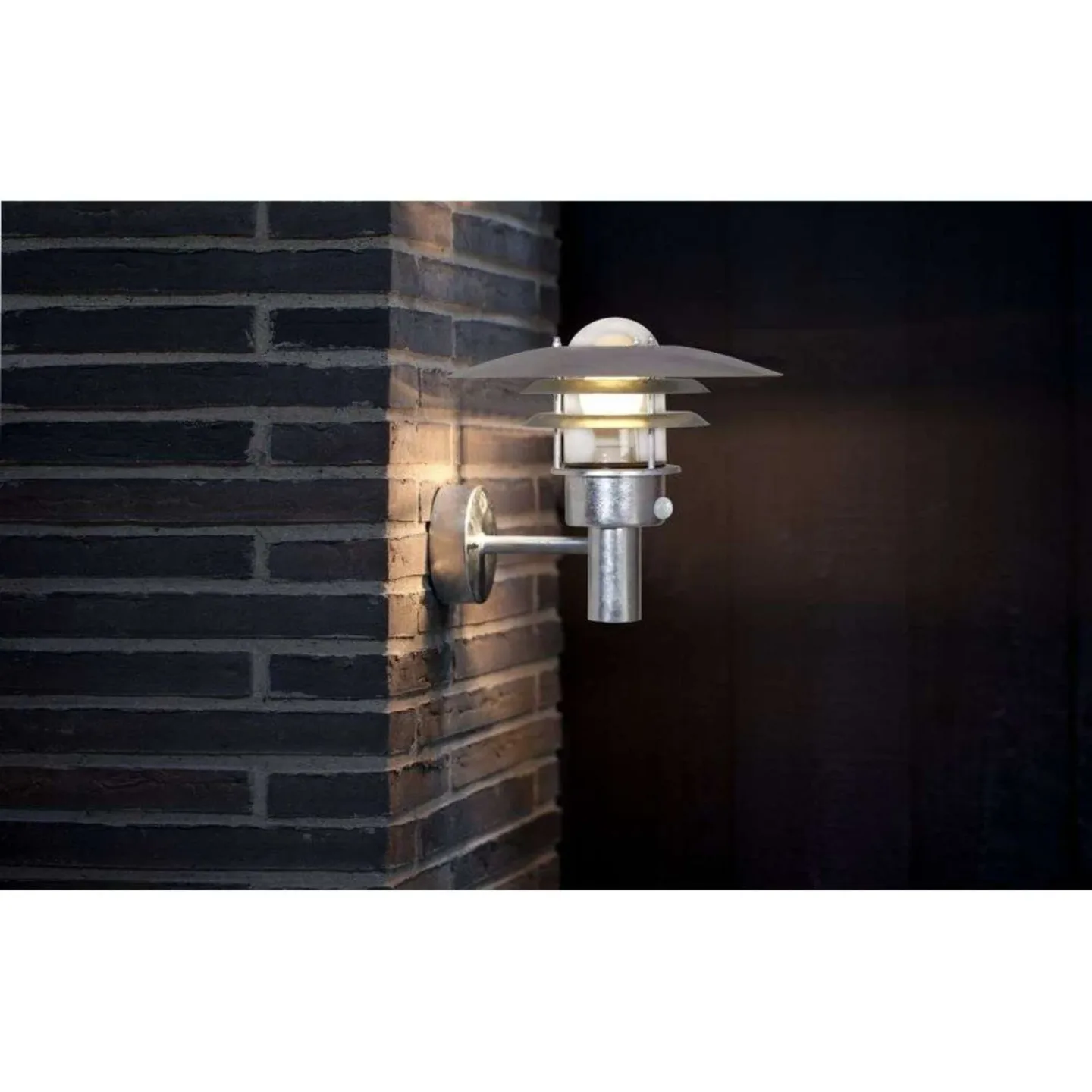 Lønstrup 32 Wandleuchte w/Sensor Galvanised - Nordlux - Metall