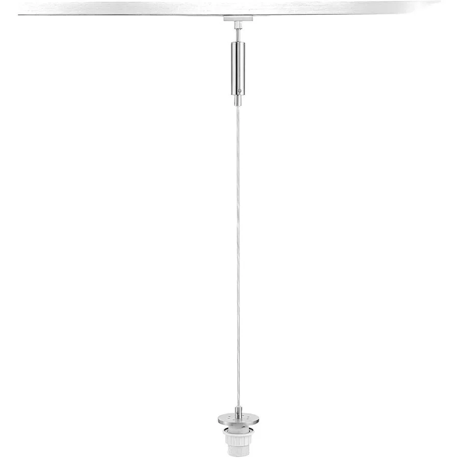 System HV-Track4 Grau Metall 2.1 cm 235.4 cm - Farbe: Nickel matt