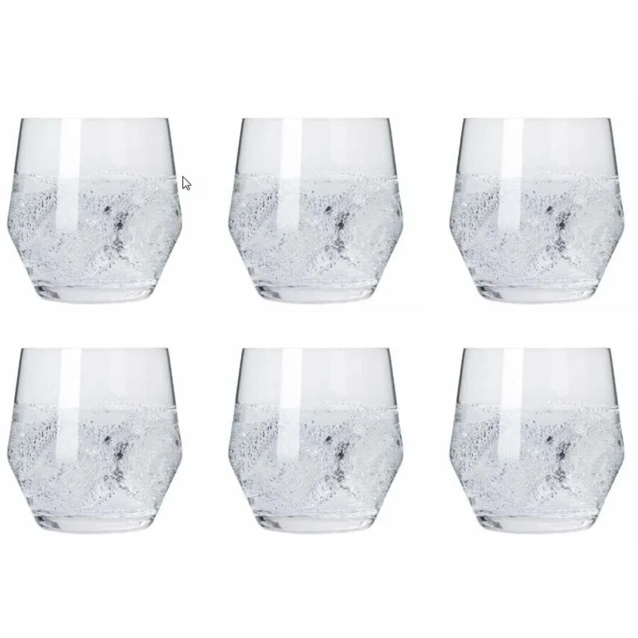Whiskygläser-Set Leonardo transparent Kristallglas H 8.7 cm 310 ml 6 Stk