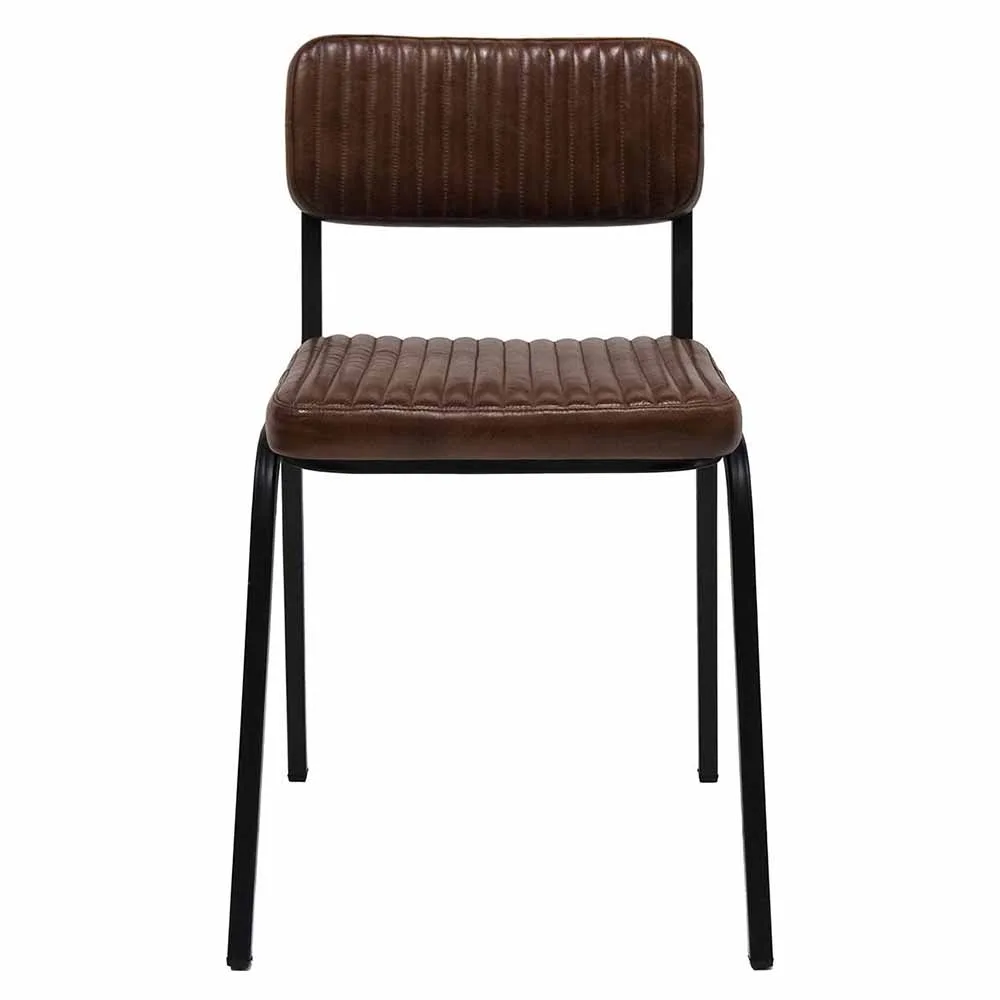 Matstol Astoria i quiltat läder Trademark Living