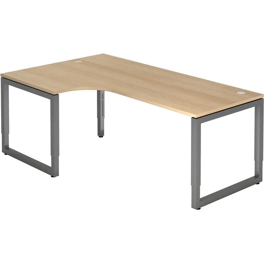 Schreibtisch Office eiche Holzwerkstoff B 200 T 120 cm