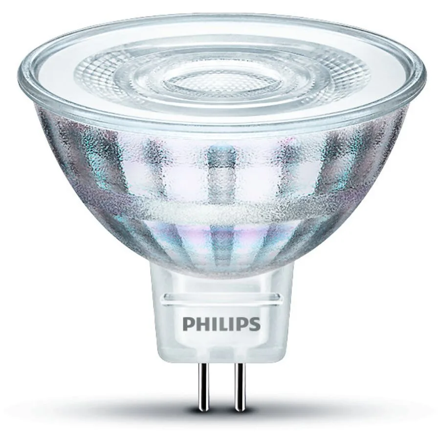 Leuchtmittel Philips Glas GU5.3 4.4 W - Farbe: Transparent - Lichtfarbe: Helles Neutralweiss