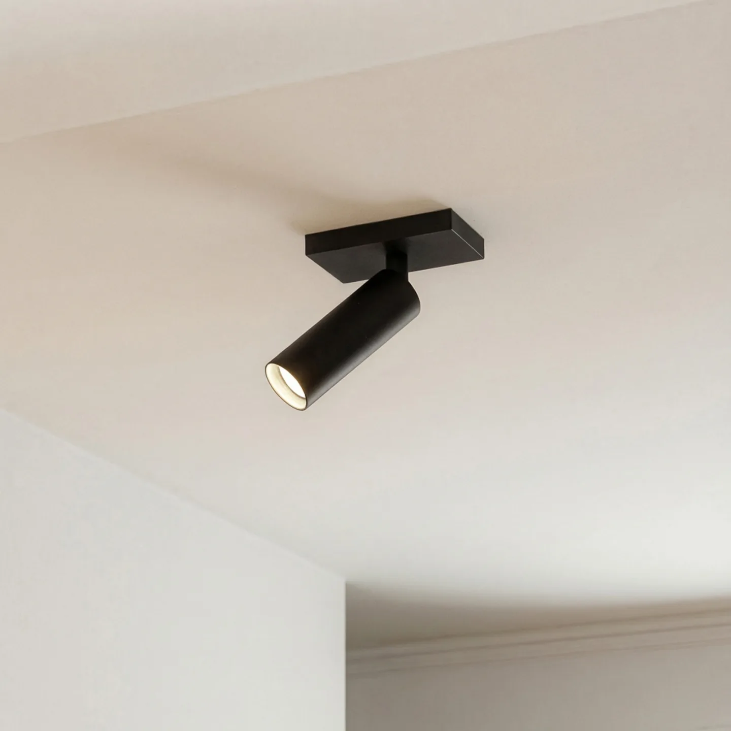 Brinja Slim downlight, 1 lyskilde, 11 cm, GU10 MR11, svart - Arcchio - Entré - Moderne - Aluminium - Med en lyskilde