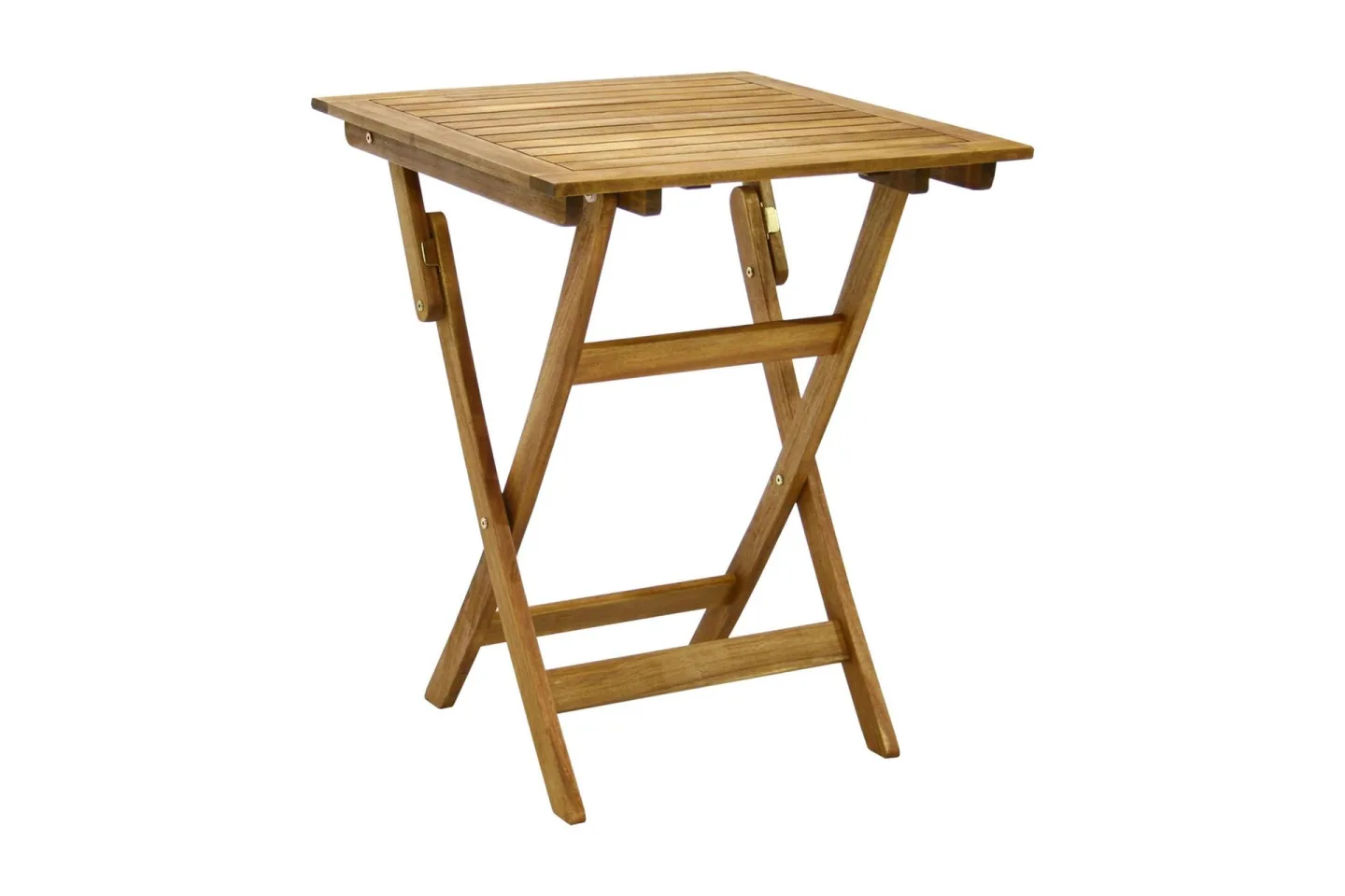 Finlay Hopfällbart Cafébord och Kaffebord 60 cm Trä Akacia - Ljusbrun