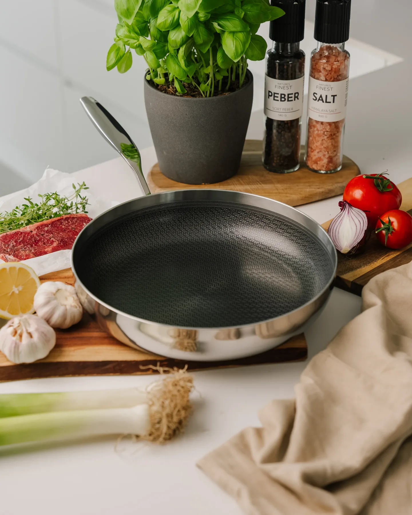 Qookware.dk - Wok pande - 28 cm - 6-ply Fusion