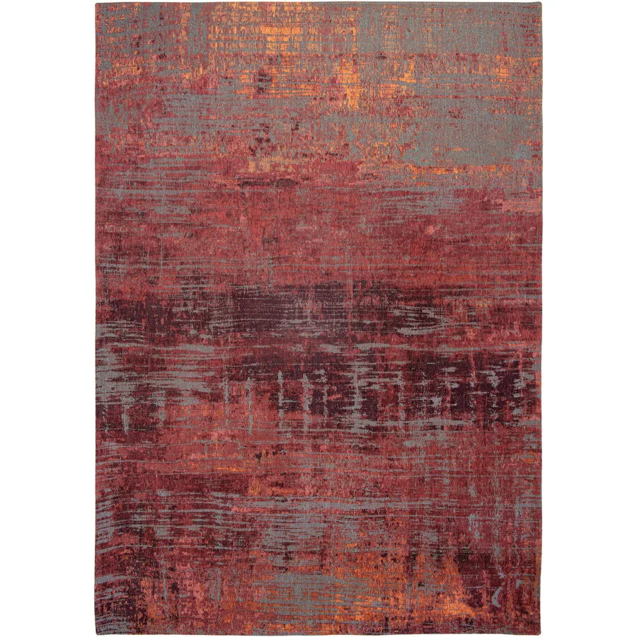 Teppich Streaks Rot Polyester 240 cm 340 cm