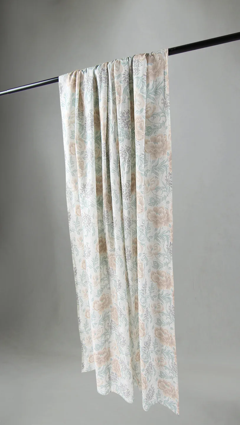 Gardiner - Bomullsgardin Almira (beige) (Størrelse: 140 x 250 cm)