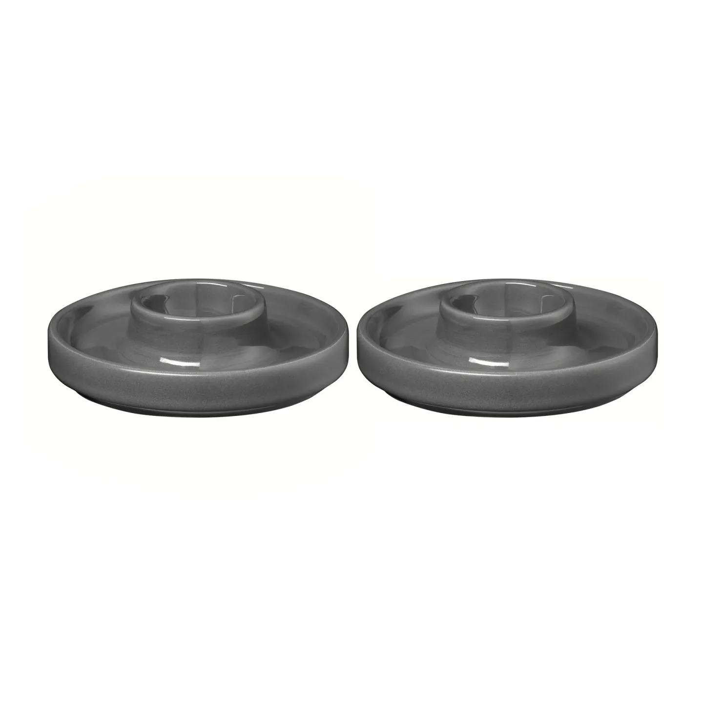 blomus Pilar Eierbecher Ø10,4cm 2er Pack Pewter