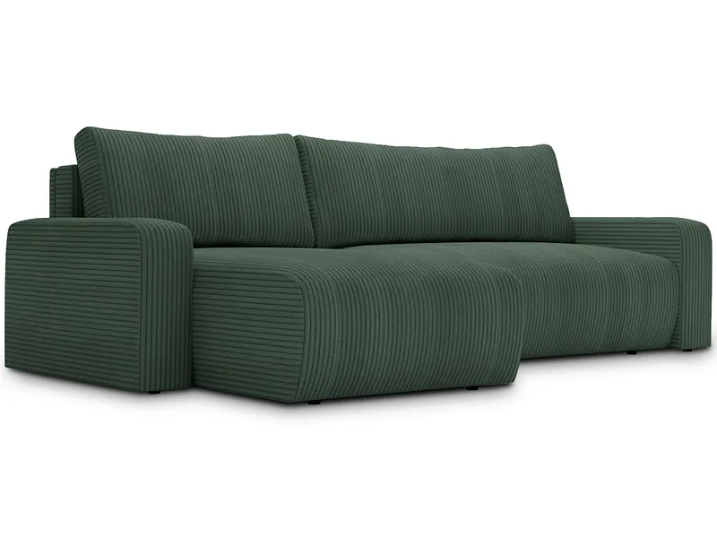 Ecksofa ARAGON Stoff grün