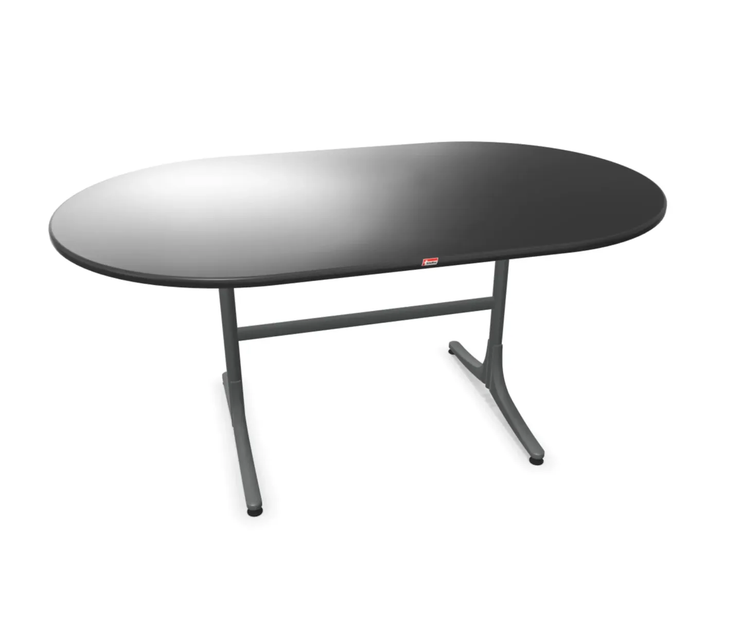 Schaffner Gartentisch Schaffhausen Oval Grau | Schubiger Möbel