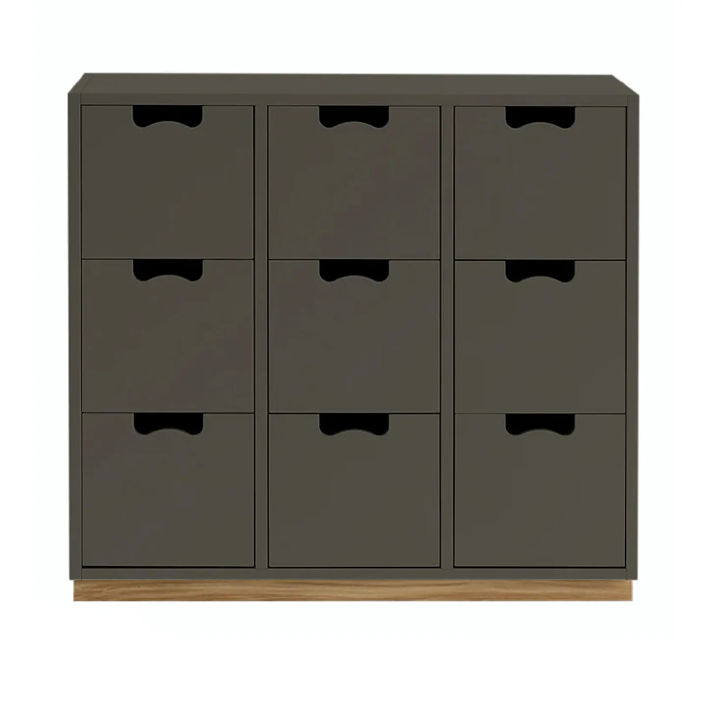 Asplund - Snow Drawer B3 - Taupe, Ek Sockel - Byråer - Thomas Sandell & Jonas Bohlin - Grå - Trä
