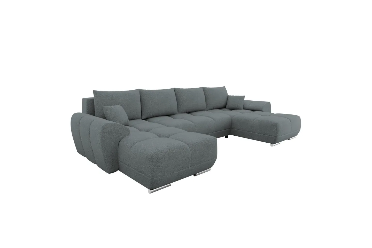 Simerly Bäddsoffa Dubbeldivan 4-sits - Mörkgrå