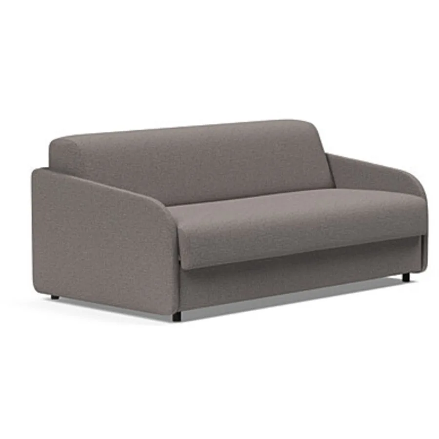 Bettsofa Eivor graubeige Stoff B 174 T 101 cm Ausziehbar