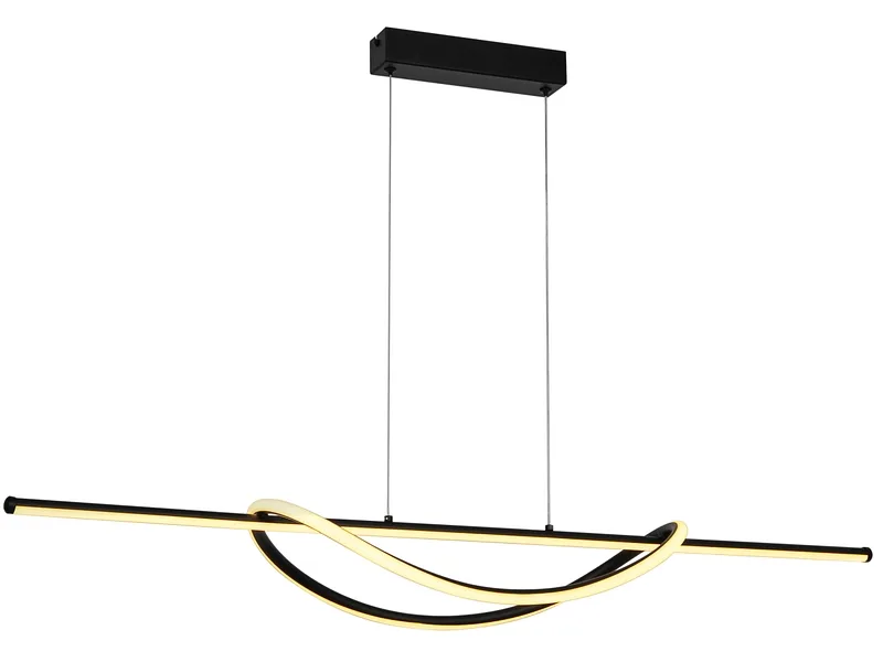 Hängelampe ABEL LED 100x120cm 22W schwarz
