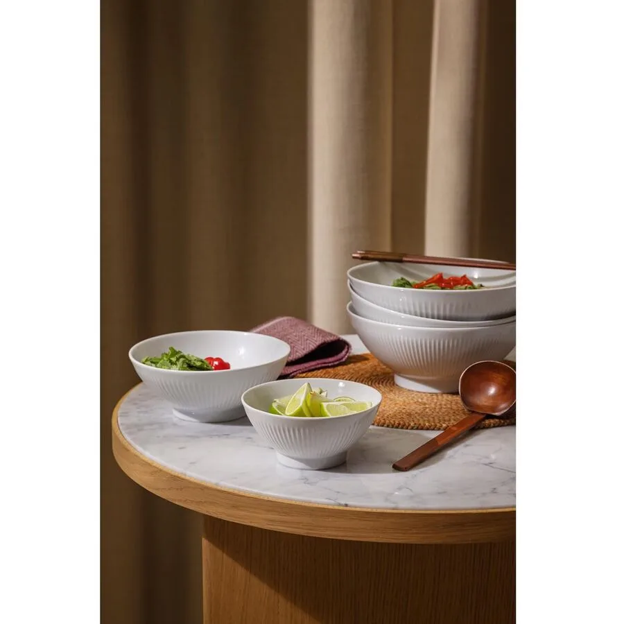 Schalen-Set Eva Solo Weiss Porzellan D 16 cm 4 Stk