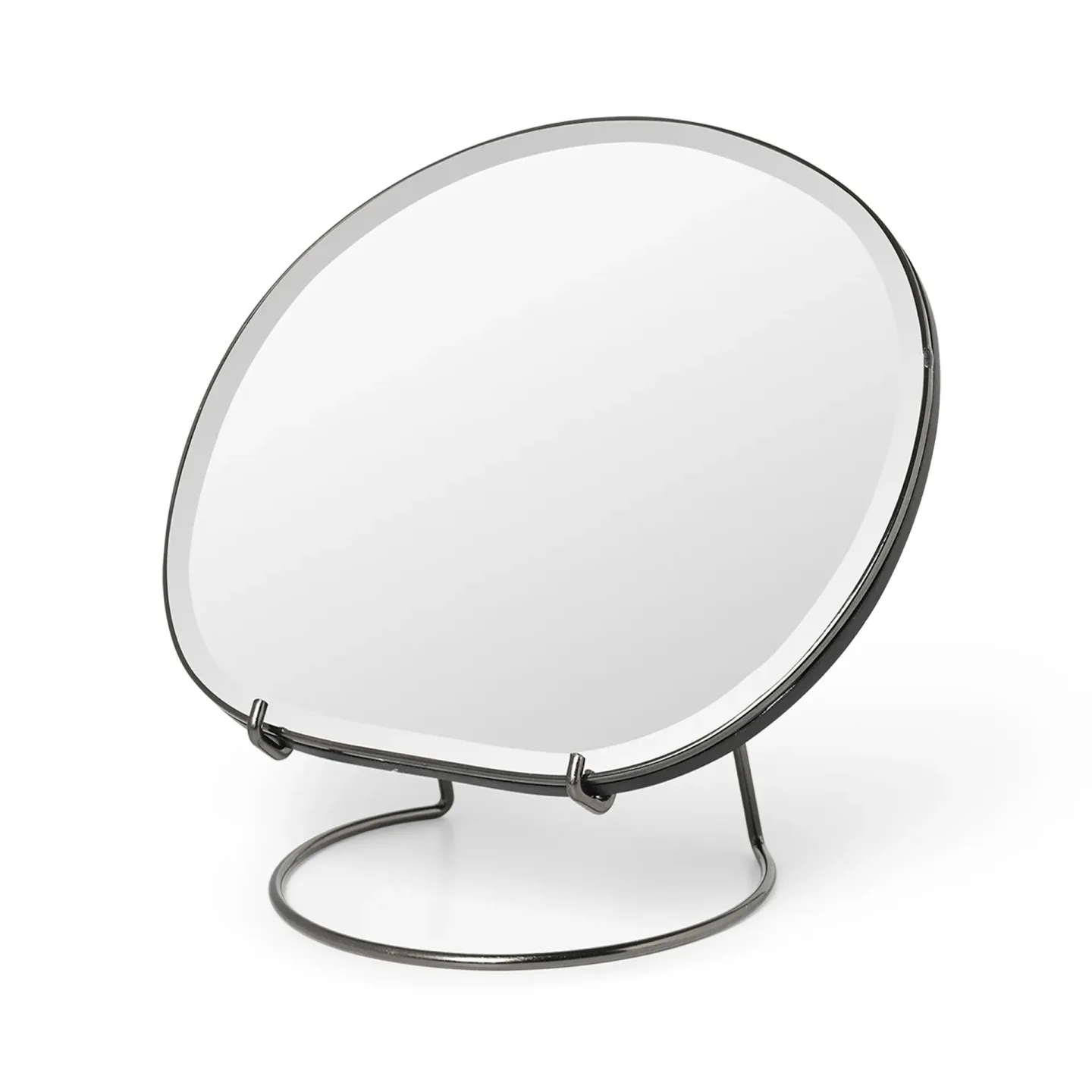 Ferm Living Pond Tischspiegel Dark chrome