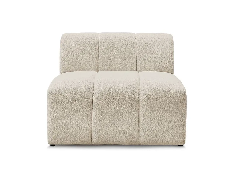 Modulare Sessel für Sofa BOBOCHIC ANNECY Boucle-Stoff beige