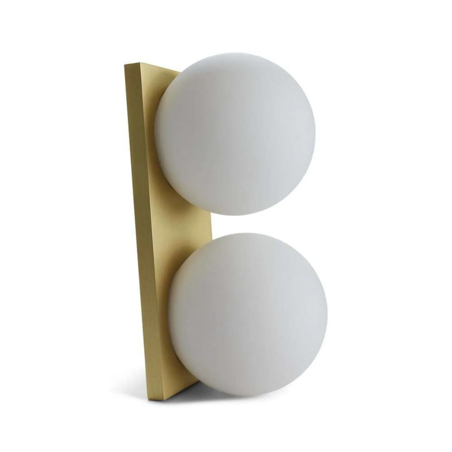 Palla Mini C290 LED-taklampa mässing/opal dimbar - Antidark - Vardagsrum - Glas
