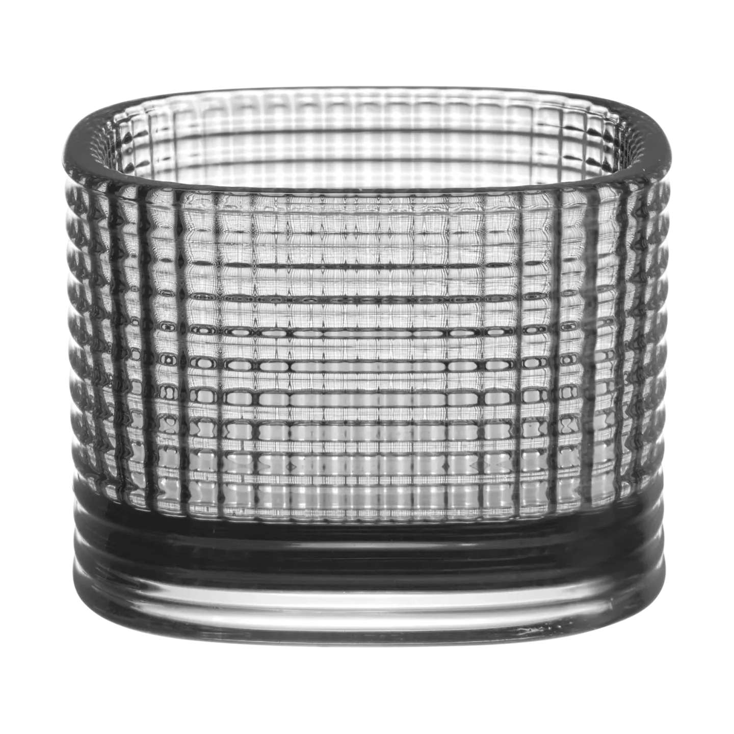 Orrefors Magica Lichtlaterne Super Circle 5 cm Grau