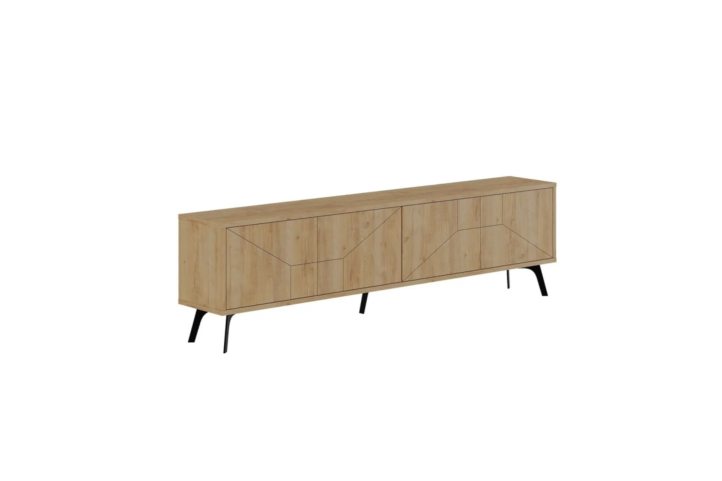 Dune Tv-bänk 180x29,6 cm Brun - Hanah Home