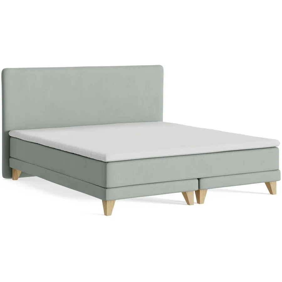 Boxspringbett President Grün Stoff 180 x 200 cm - Möbel Konfigurator: Traummöbel individuell zusammenstellen