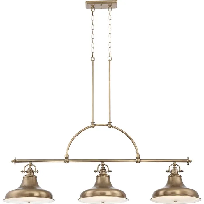 Elstead Lighting - Emery 133cm - Taklampa - Mässing