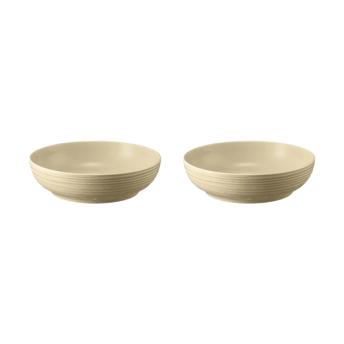 Seltmann Weiden Terra Schale Ø25,5cm 2er Pack Sand Beige