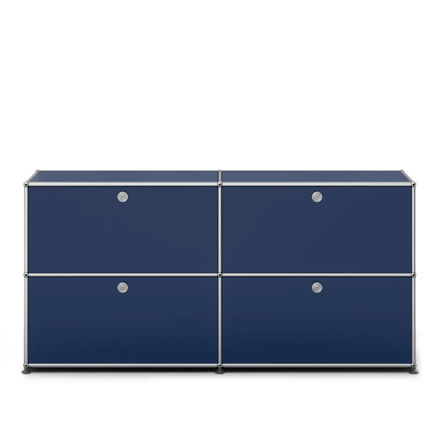 USM - USM Haller Sideboard E2 Steel Blue - Skänkar och sideboards - Fritz Haller & Paul Schärer - Blå