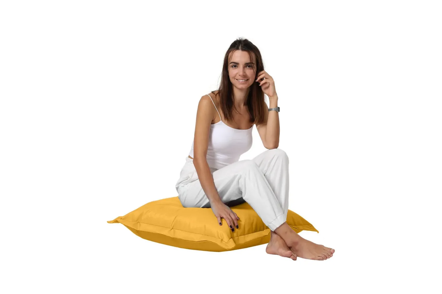 Sittsäck Utomhus Salinder 70 cm - Gul