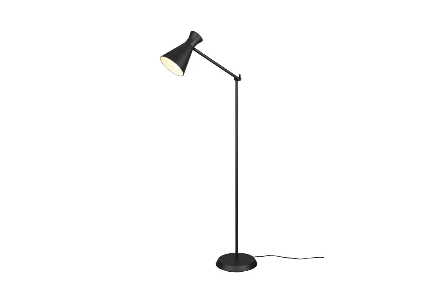 Enzo Golvlampa E27 mattsvart - Matt svart