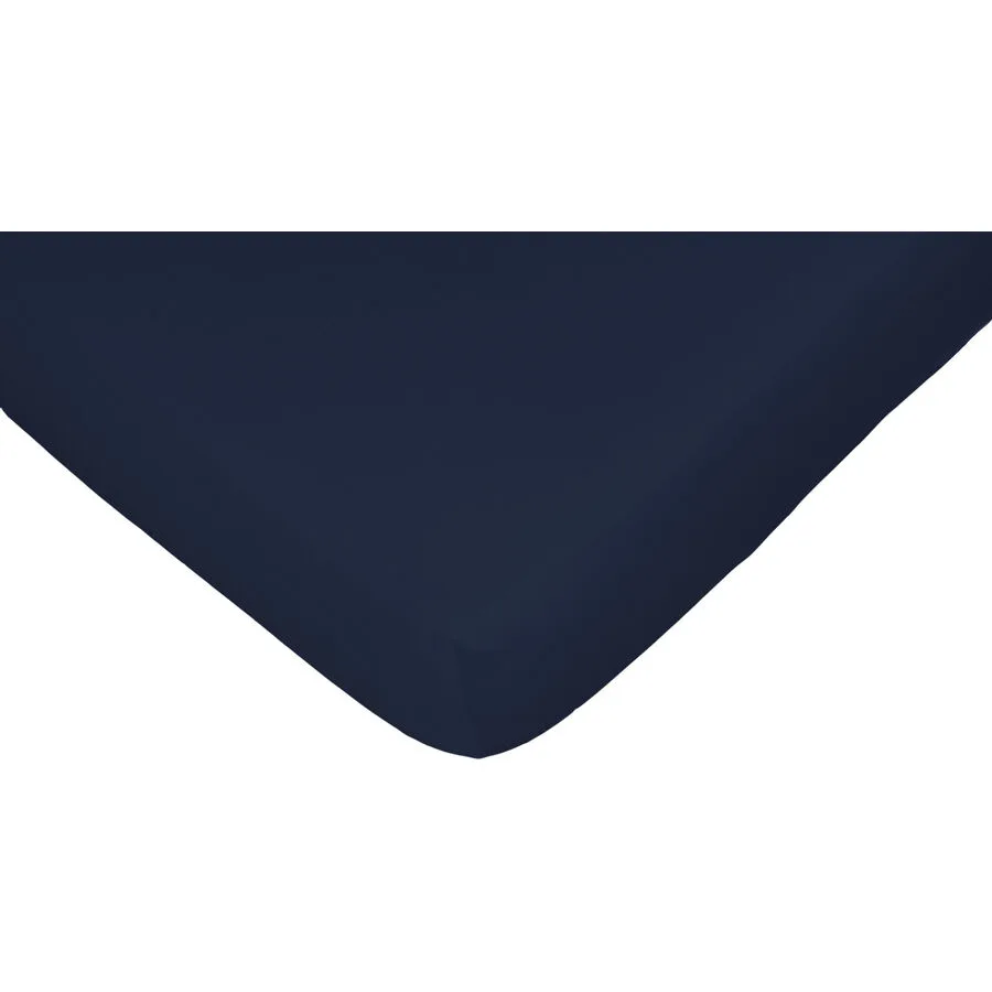 Nobilium Fixleintuch Nela marine 090 x 200cm - Material: 95% Baumwolle 5% Elasthan