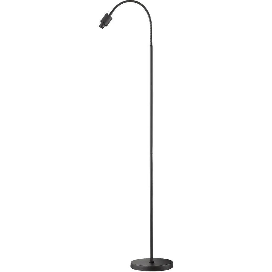Stehlampe Nero M6 Schwarz Metall 30 cm 145 cm