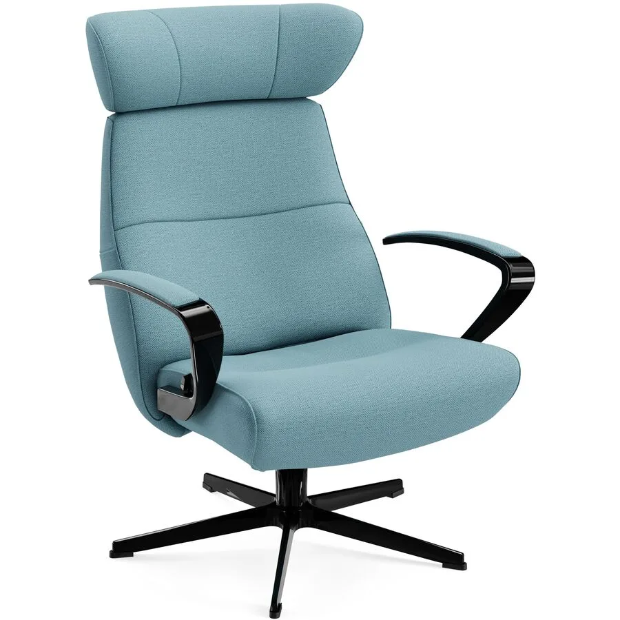 Conform Sessel Enno Ocean, Schwarz Stoff, Aluminium T 163 B 81 H 99 cm - Möbel Konfigurator: Traummöbel individuell zusammenstellen