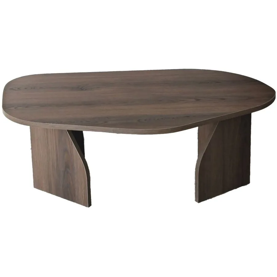 Salontisch Georis Nussbaum 100% Melaminbeschichtete Kiefer B 100 T 60 cm