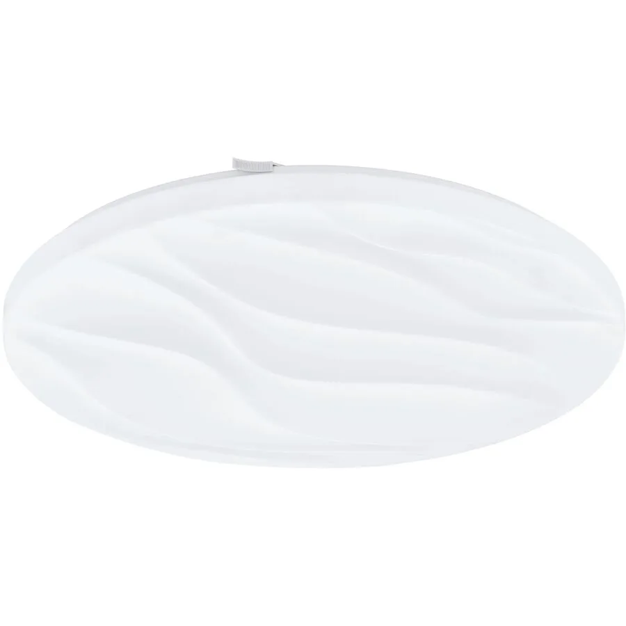 Eglo Deckenlampe Benariba Weiss Stahl 44 cm 7 cm - LED - Lichtfarbe: Warmweiss - LED Energiesparlampen