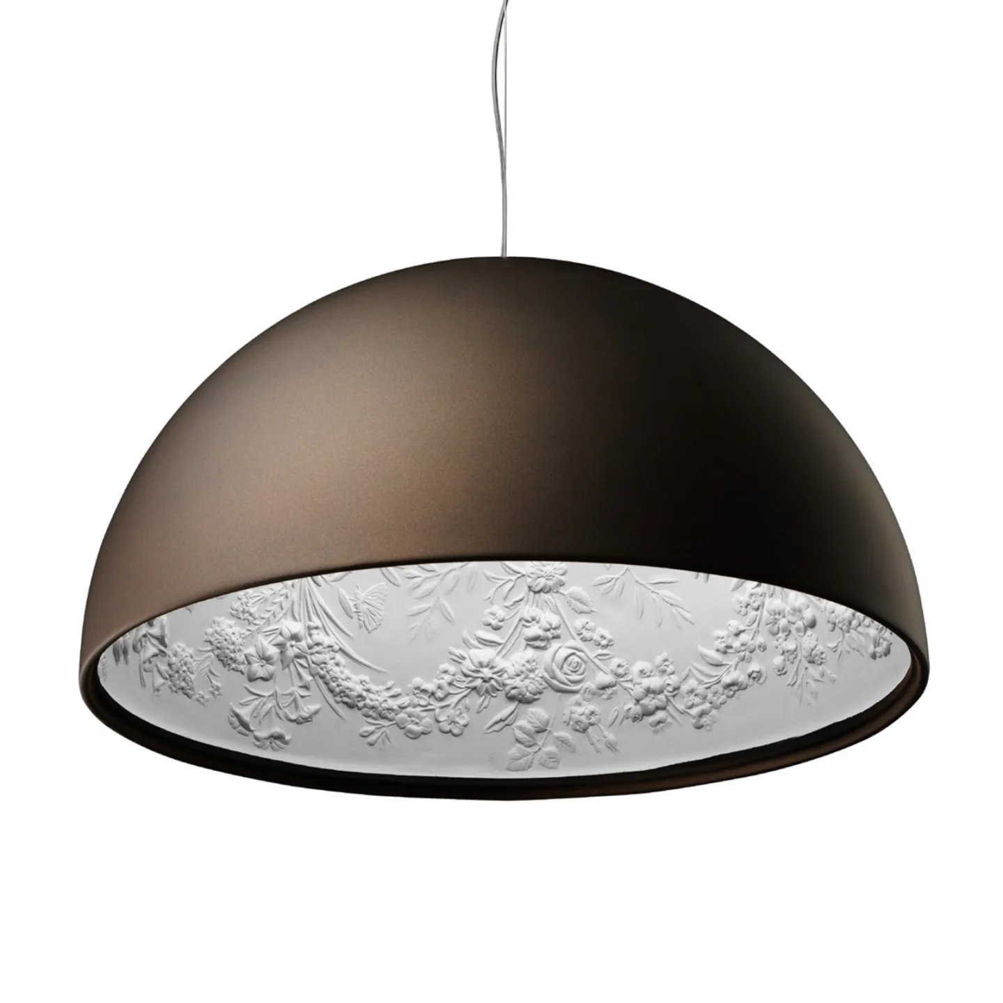 Skygarden P1 Pendel Brun - Flos - Stue - Design - Gips / Leire - Med en lyskilde