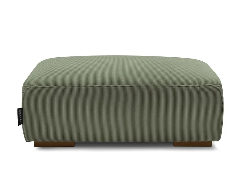 Hocker BOBOCHIC SIDONIE 70x100x40cm cord-stoff grün