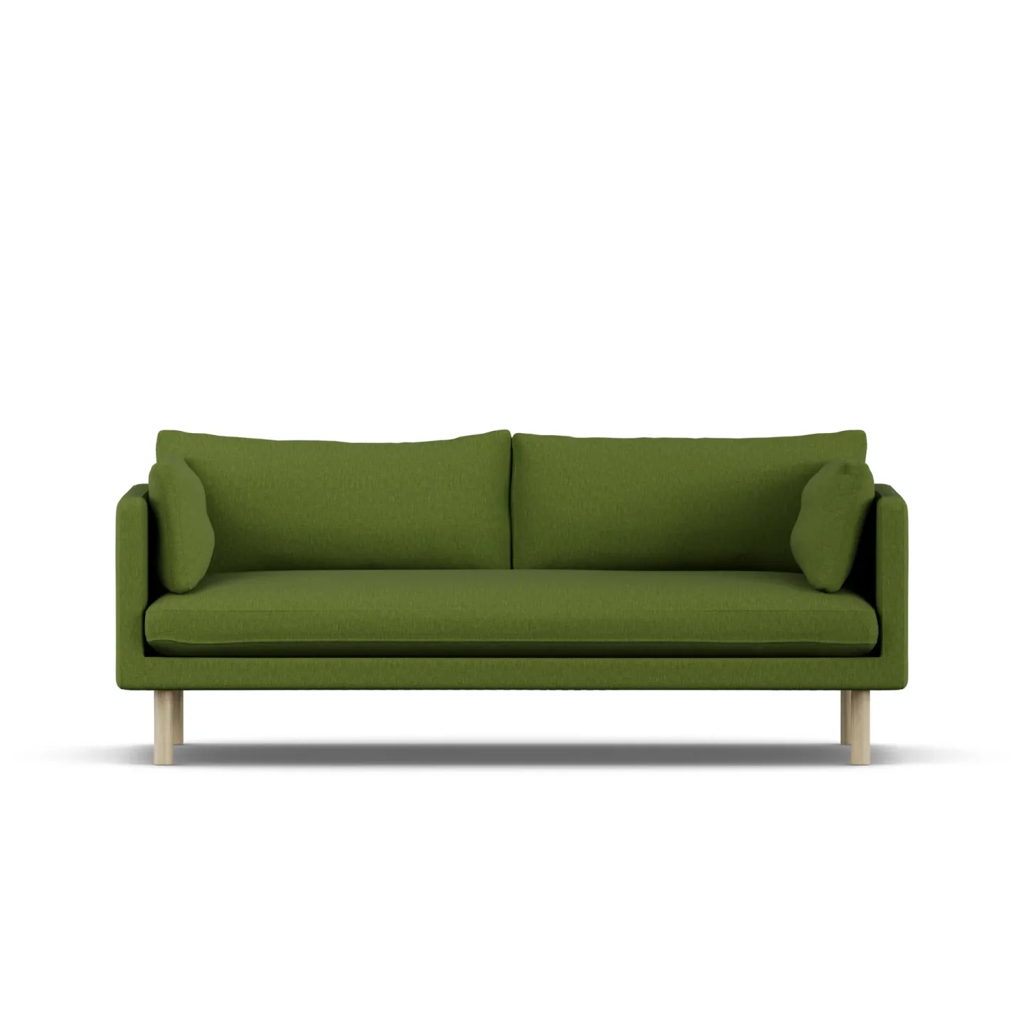 1898 Linnevik Sofa Luiza Green 3975-Eiche weiß geölt, 3-sitzig