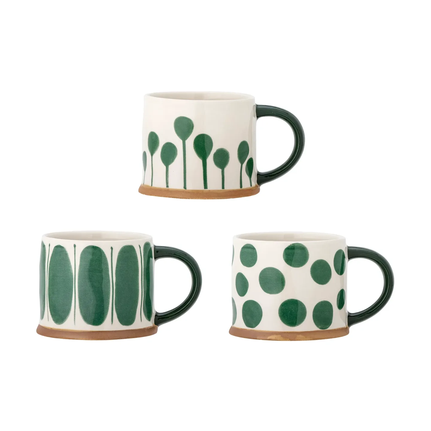 Bloomingville Linora Tasse 45 cl 3er-Pack Grün