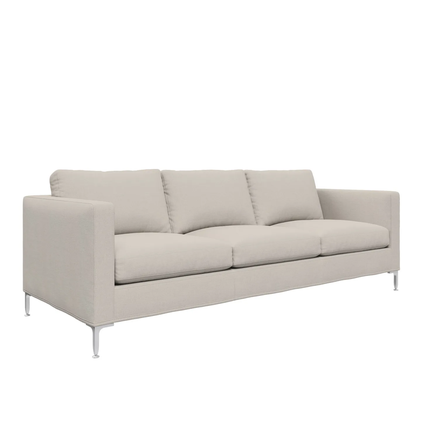 Fogia - Alex Soffa 3-sits Fabric Noah 07 Light Beige - Soffor - Beige
