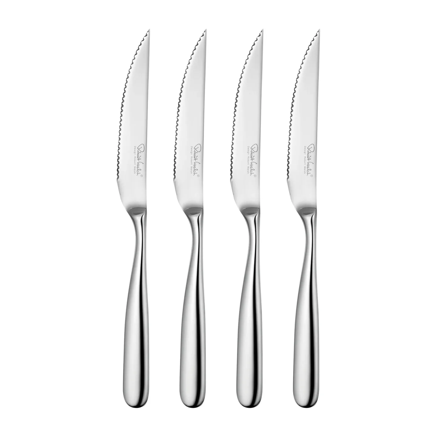 Robert Welch Stanton Bright Grillmesser 4er Pack Edelstahl