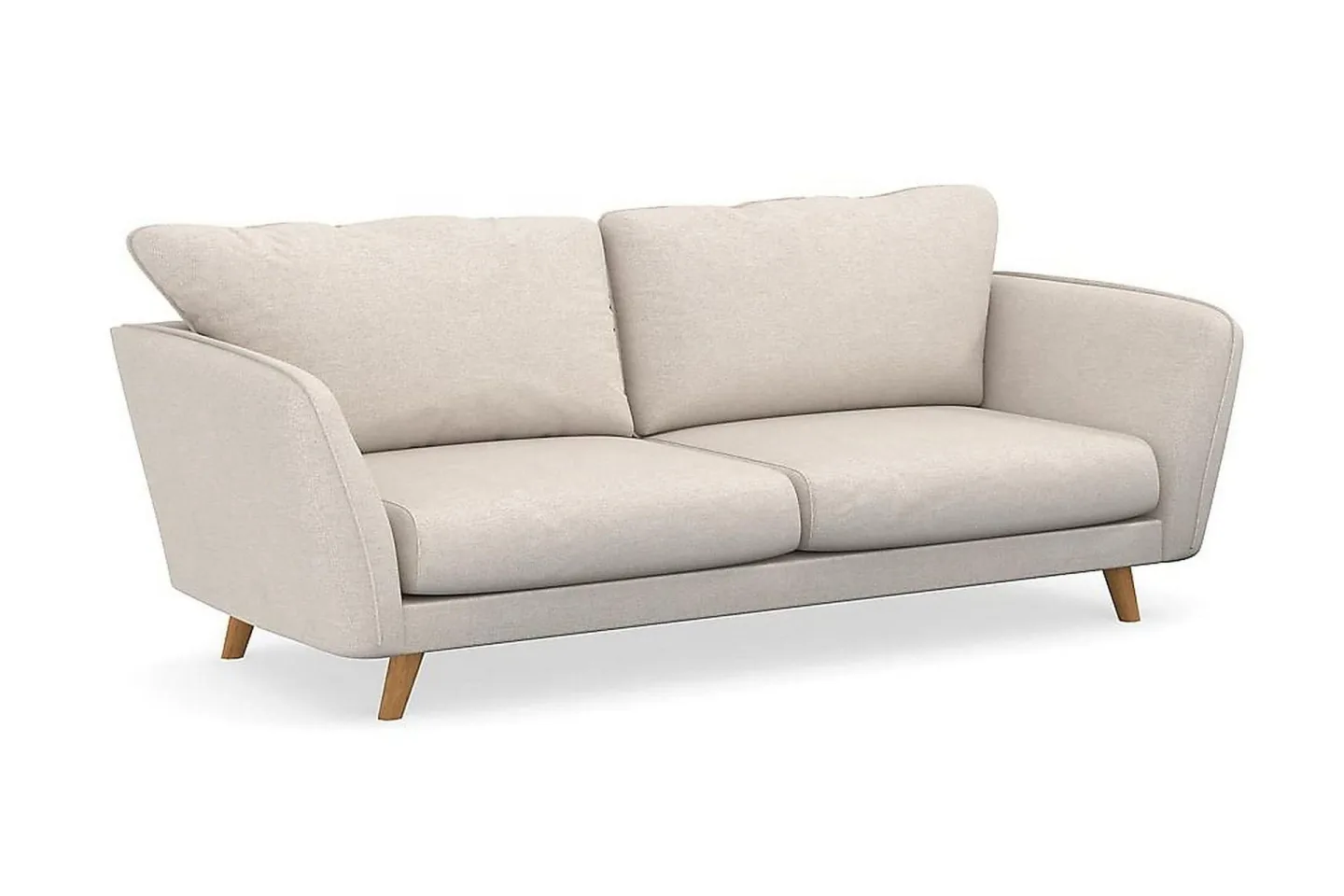 Trend Lyx 3-sits Tygsoffa - Beige
