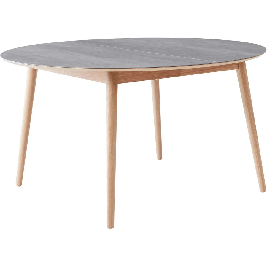Esstisch rund Hani schwarz Keramik/Holz B 135 T 135 cm